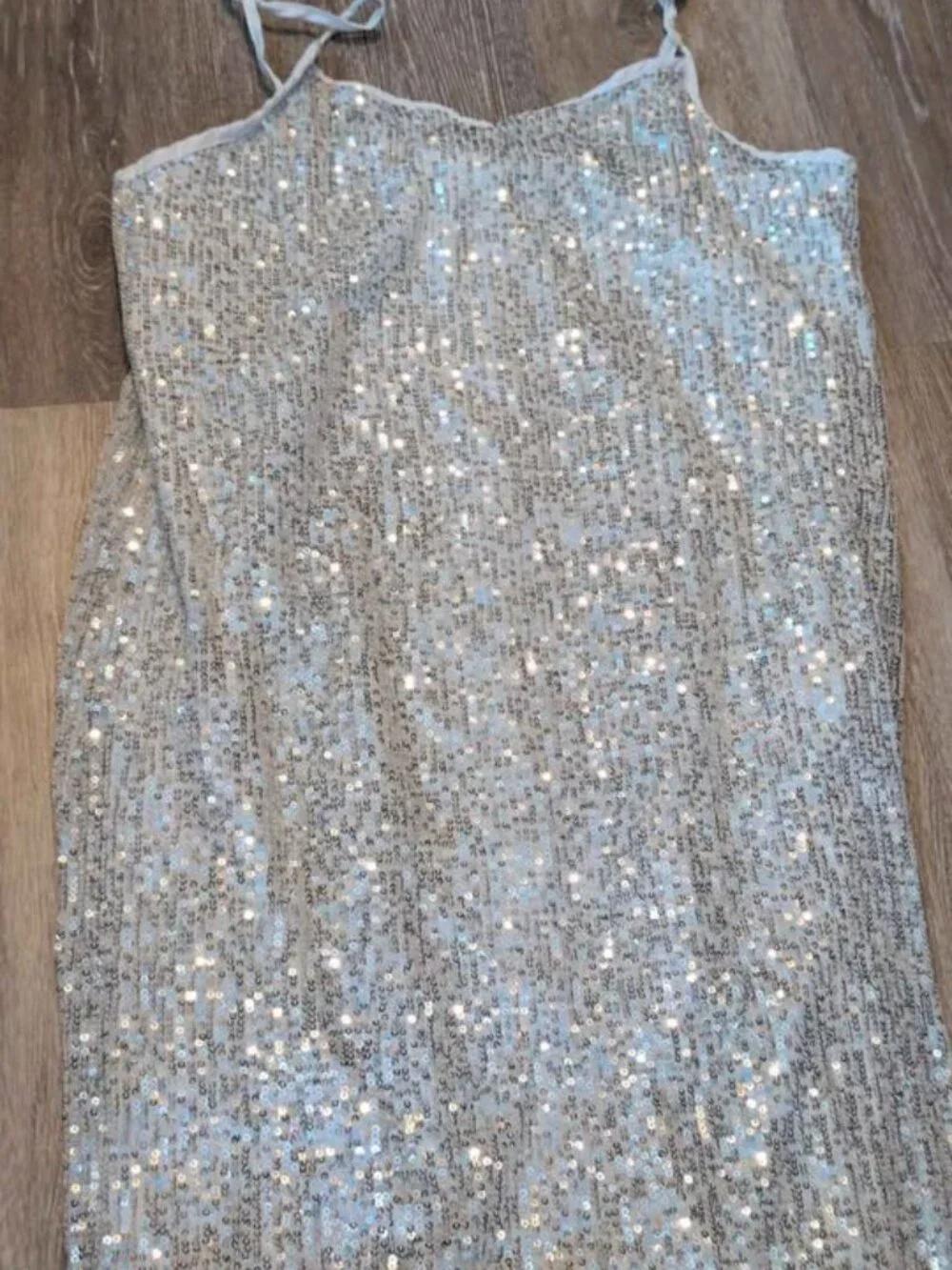 Art Class silver sequin dress XL (14/16) girl